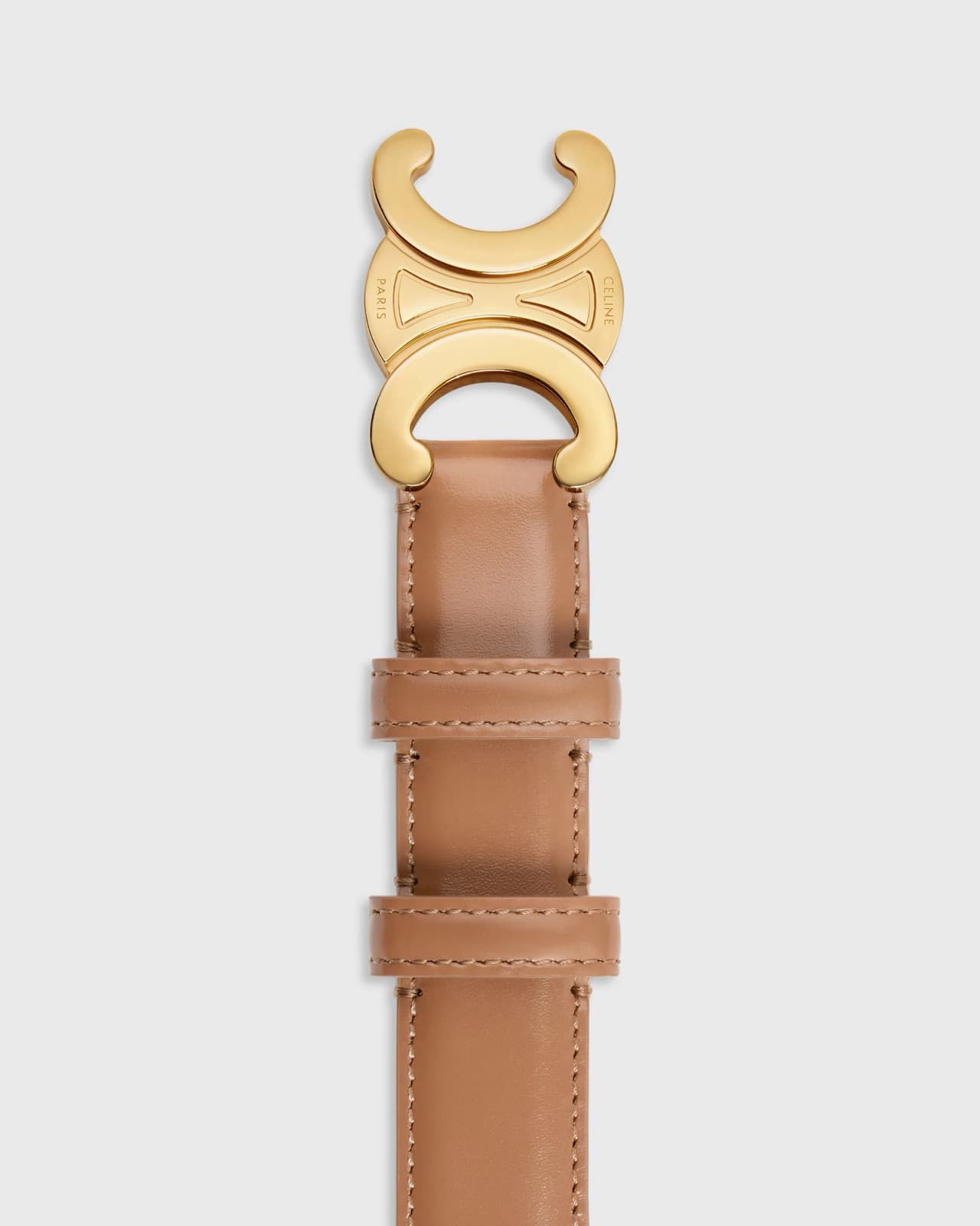 CELINE CEINTURE TRIOMPHE 25 EN CUIR TAURILLON — vue 3